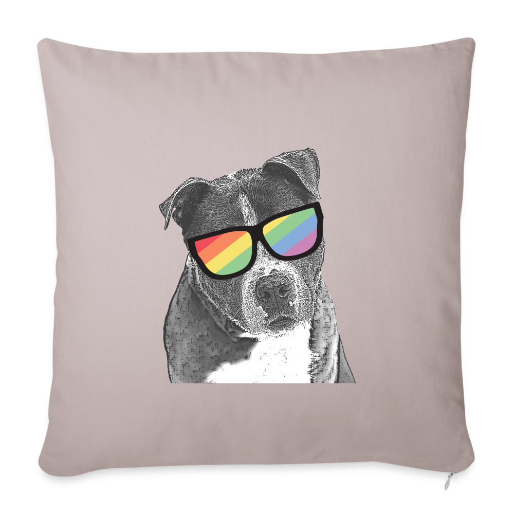 
                  
                    Pride Dog Throw Pillow Cover 18” x 18” - light taupe
                  
                