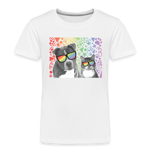 Load image into Gallery viewer, Pride Party Kids&#39; Premium T-Shirt - white