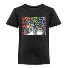 Load image into Gallery viewer, Pride Party Kids&#39; Premium T-Shirt - charcoal grey