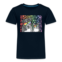 Load image into Gallery viewer, Pride Party Kids&#39; Premium T-Shirt - deep navy