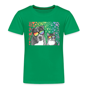 Pride Party Kids' Premium T-Shirt - kelly green