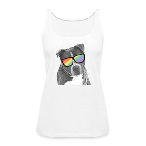 Pride Dog Premium Tank Top - white