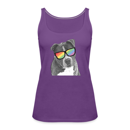 Pride Dog Premium Tank Top - purple