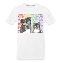 Load image into Gallery viewer, Pride Party Classic Premium T-Shirt - white