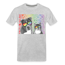 Load image into Gallery viewer, Pride Party Classic Premium T-Shirt - heather gray