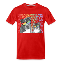 Load image into Gallery viewer, Pride Party Classic Premium T-Shirt - red