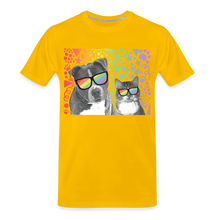 Load image into Gallery viewer, Pride Party Classic Premium T-Shirt - sun yellow