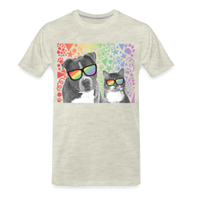 Load image into Gallery viewer, Pride Party Classic Premium T-Shirt - heather oatmeal