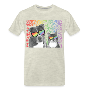 Pride Party Classic Premium T-Shirt - heather oatmeal