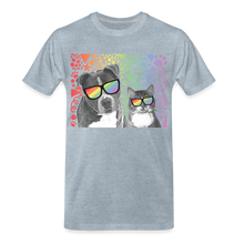 Load image into Gallery viewer, Pride Party Classic Premium T-Shirt - heather ice blue