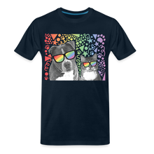 Load image into Gallery viewer, Pride Party Classic Premium T-Shirt - deep navy