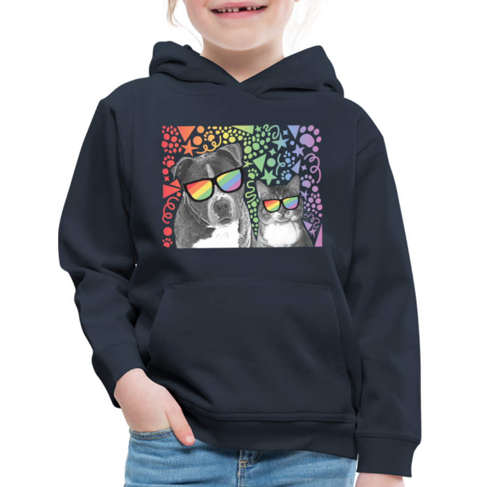 
                  
                    Pride Party Kids‘ Premium Hoodie - navy
                  
                