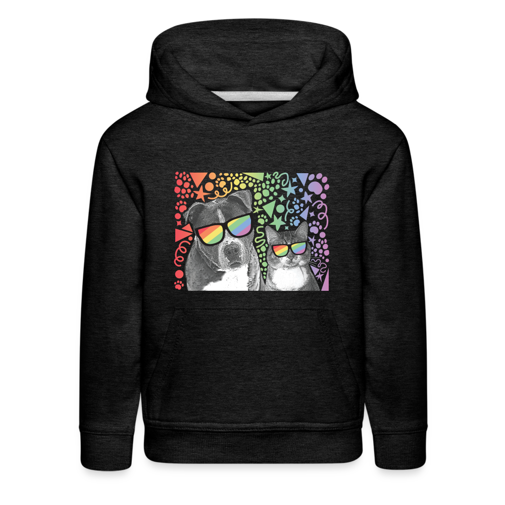 
                  
                    Pride Party Kids‘ Premium Hoodie - charcoal grey
                  
                