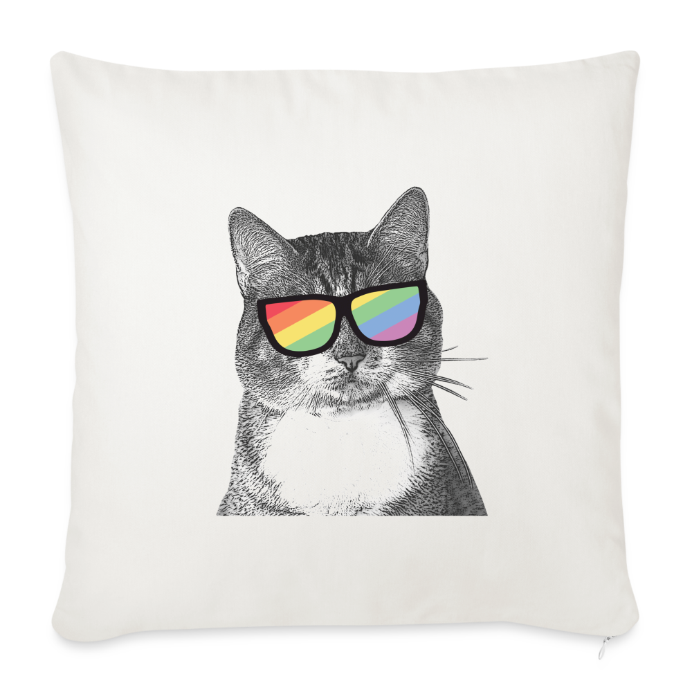 
                  
                    Pride Cat Throw Pillow Cover 18” x 18” - natural white
                  
                