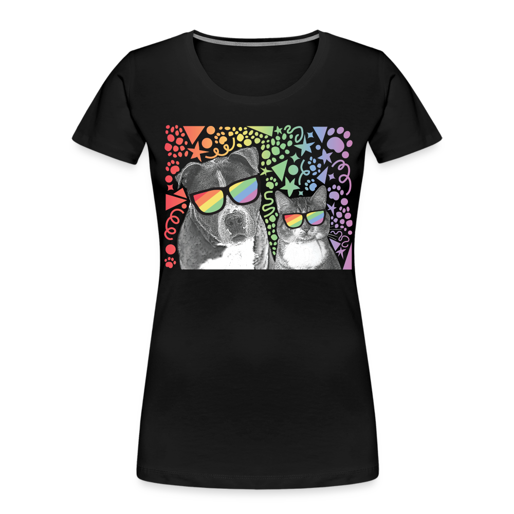 
                  
                    Pride Party Contoured Premium T-Shirt - black
                  
                