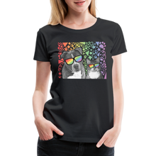 Load image into Gallery viewer, Pride Party Contoured Premium T-Shirt - black