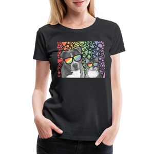 Pride Party Contoured Premium T-Shirt - black