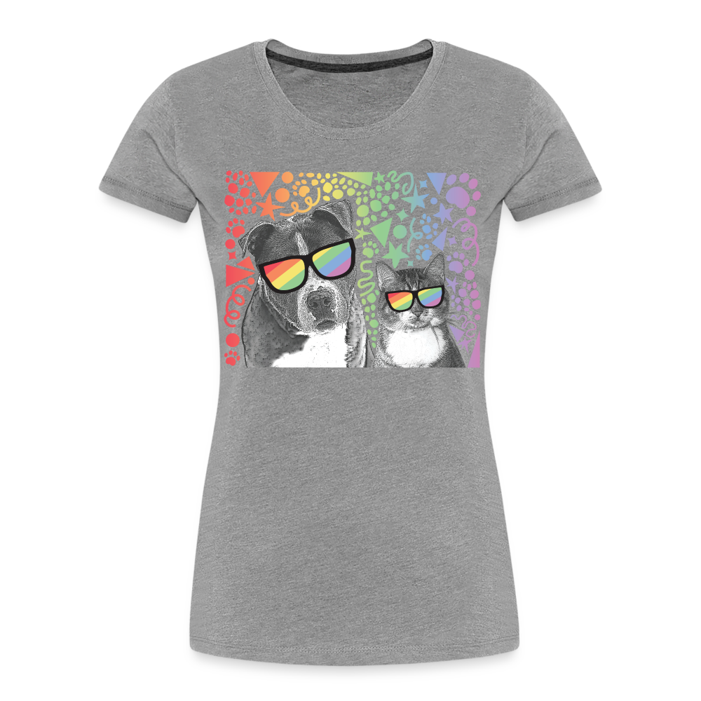 
                  
                    Pride Party Contoured Premium T-Shirt - heather gray
                  
                