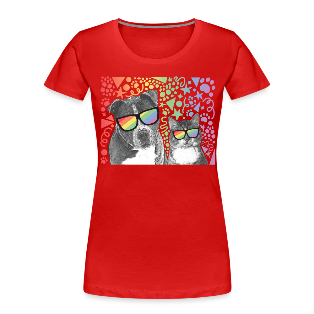 
                  
                    Pride Party Contoured Premium T-Shirt - red
                  
                
