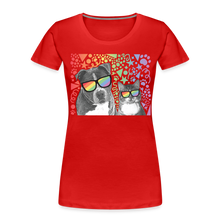 Load image into Gallery viewer, Pride Party Contoured Premium T-Shirt - red