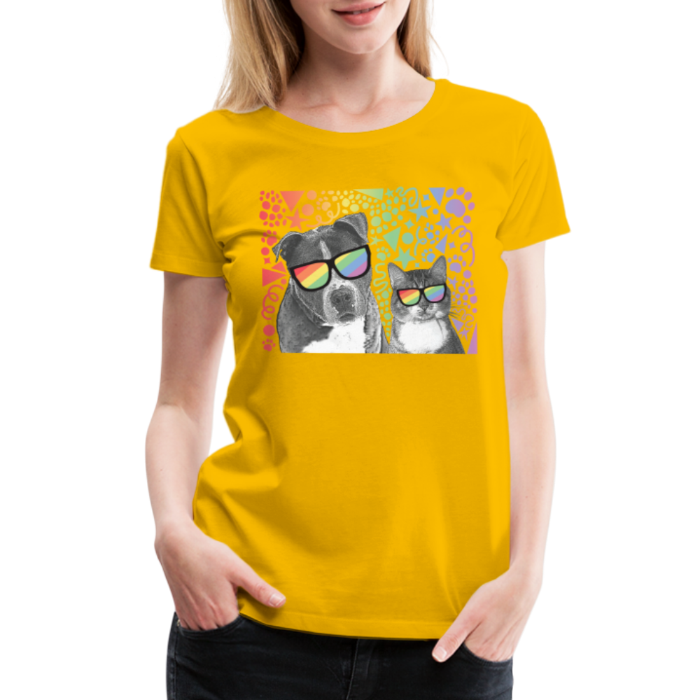 
                  
                    Pride Party Contoured Premium T-Shirt - sun yellow
                  
                
