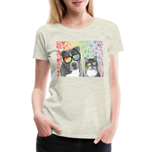 Load image into Gallery viewer, Pride Party Contoured Premium T-Shirt - heather oatmeal