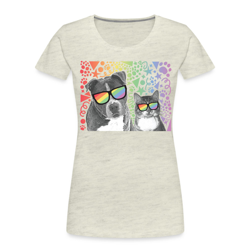 
                  
                    Pride Party Contoured Premium T-Shirt - heather oatmeal
                  
                