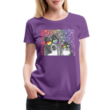 Load image into Gallery viewer, Pride Party Contoured Premium T-Shirt - purple