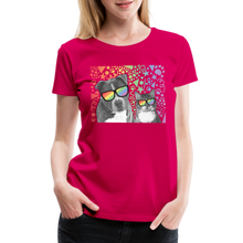 Load image into Gallery viewer, Pride Party Contoured Premium T-Shirt - dark pink