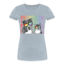 Load image into Gallery viewer, Pride Party Contoured Premium T-Shirt - heather ice blue