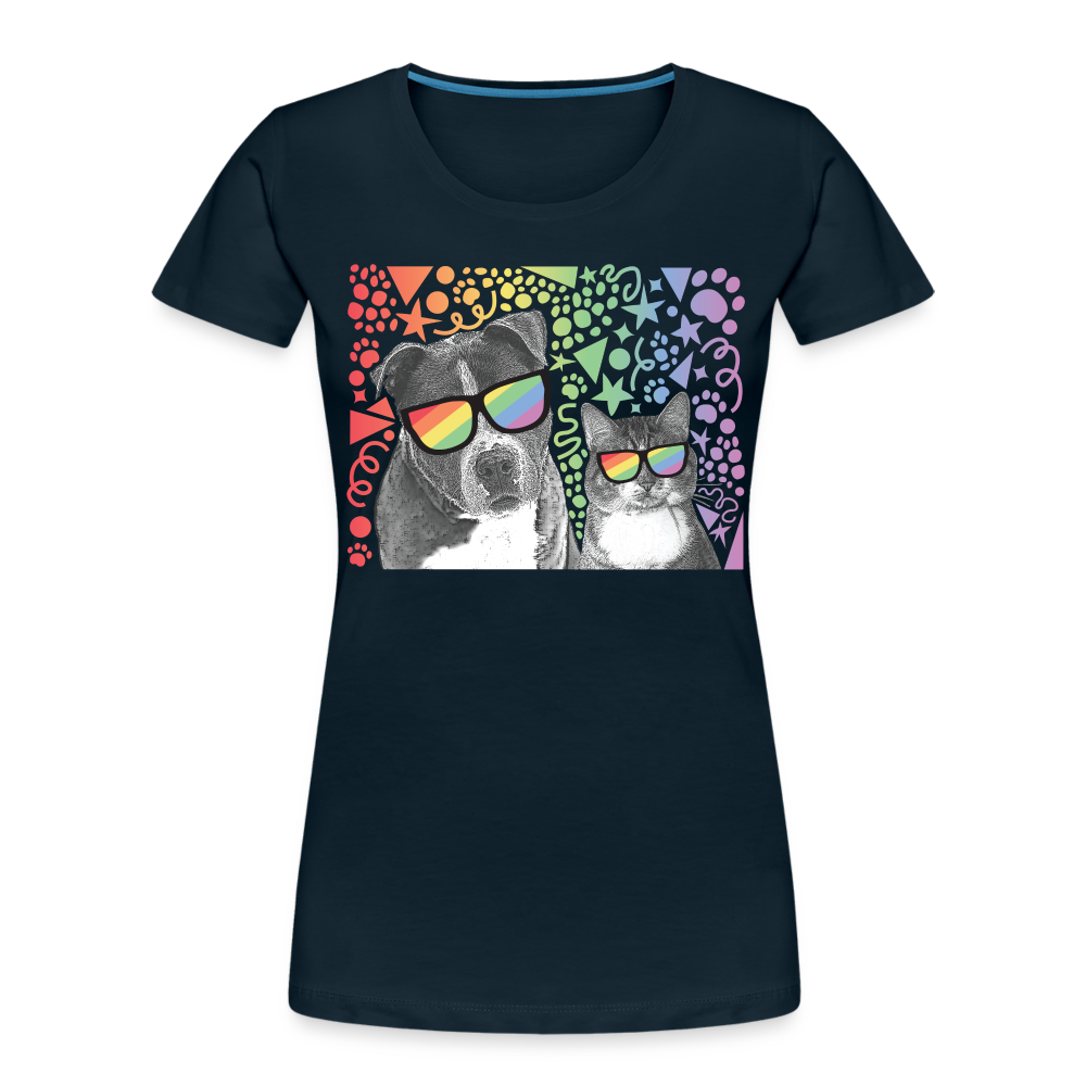 
                  
                    Pride Party Contoured Premium T-Shirt - deep navy
                  
                