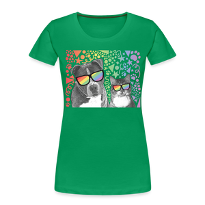 Pride Party Contoured Premium T-Shirt - kelly green