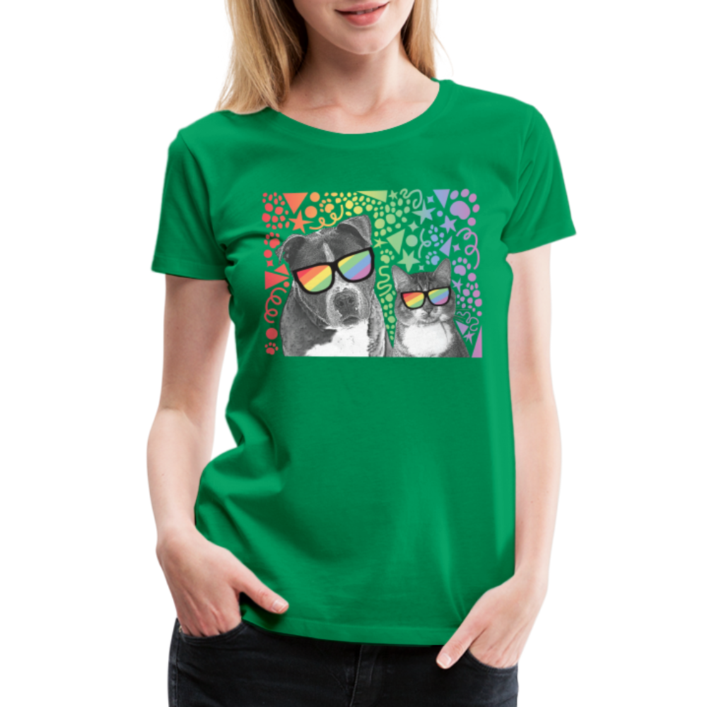
                  
                    Pride Party Contoured Premium T-Shirt - kelly green
                  
                