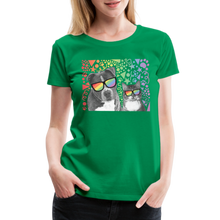 Load image into Gallery viewer, Pride Party Contoured Premium T-Shirt - kelly green