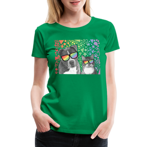 Pride Party Contoured Premium T-Shirt - kelly green