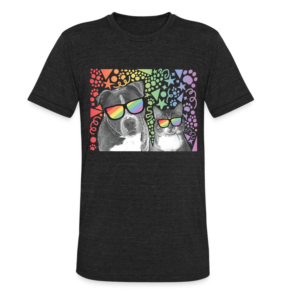 
                  
                    Pride Party Tri-Blend T-Shirt - heather black
                  
                