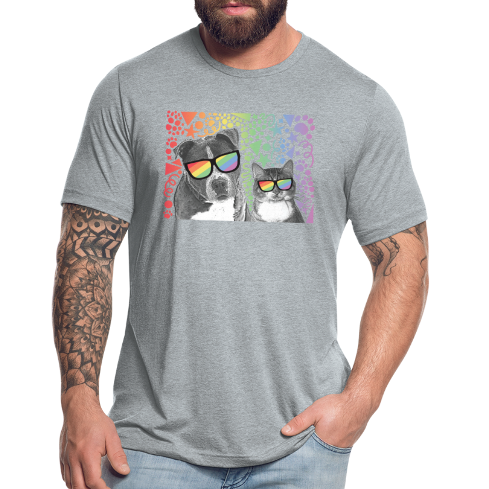 
                  
                    Pride Party Tri-Blend T-Shirt - heather grey
                  
                