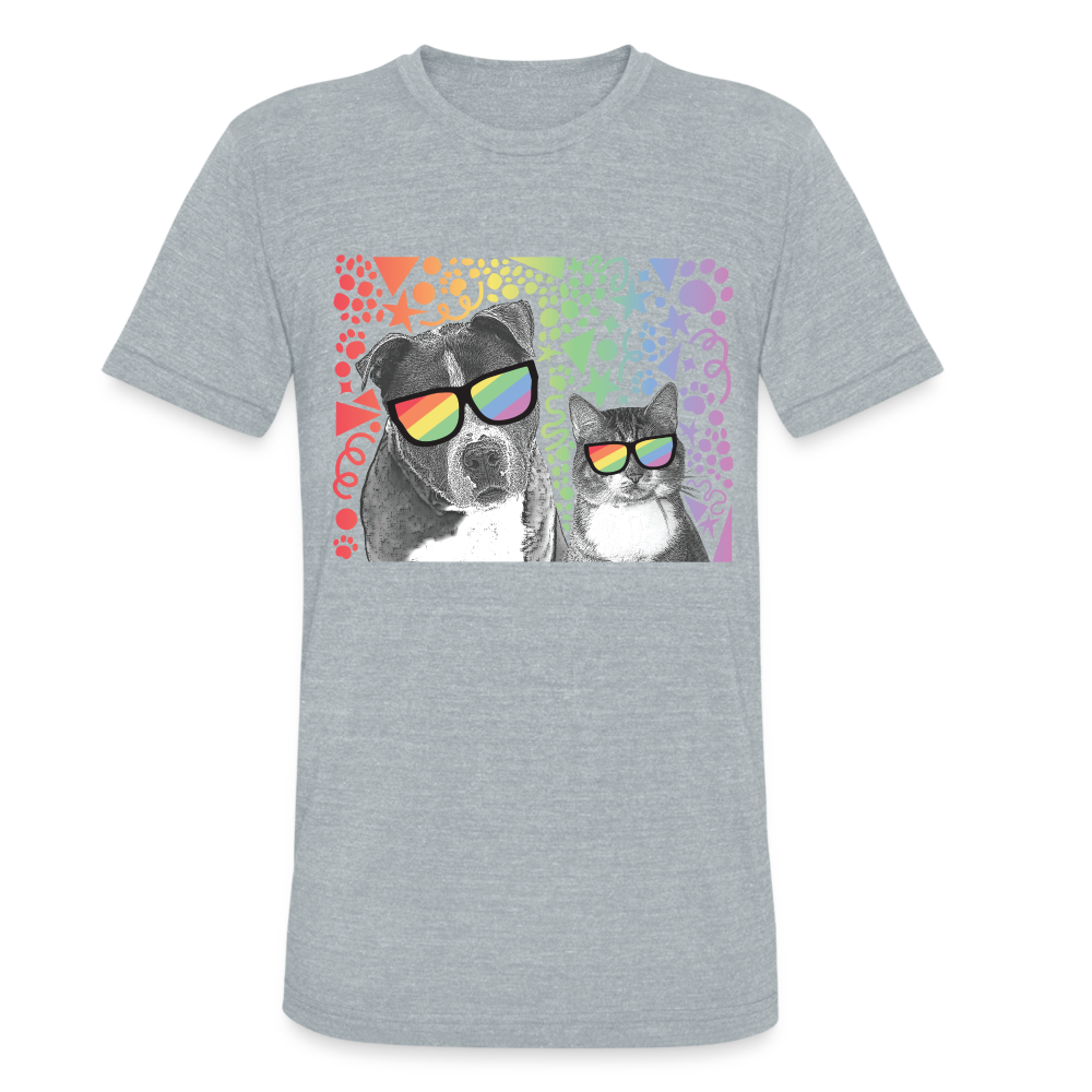 
                  
                    Pride Party Tri-Blend T-Shirt - heather grey
                  
                