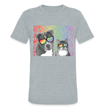 Load image into Gallery viewer, Pride Party Tri-Blend T-Shirt - heather grey