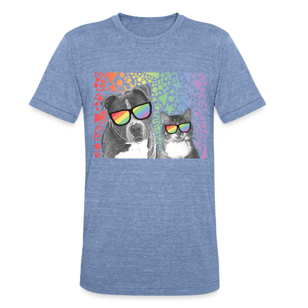 
                  
                    Pride Party Tri-Blend T-Shirt - heather blue
                  
                