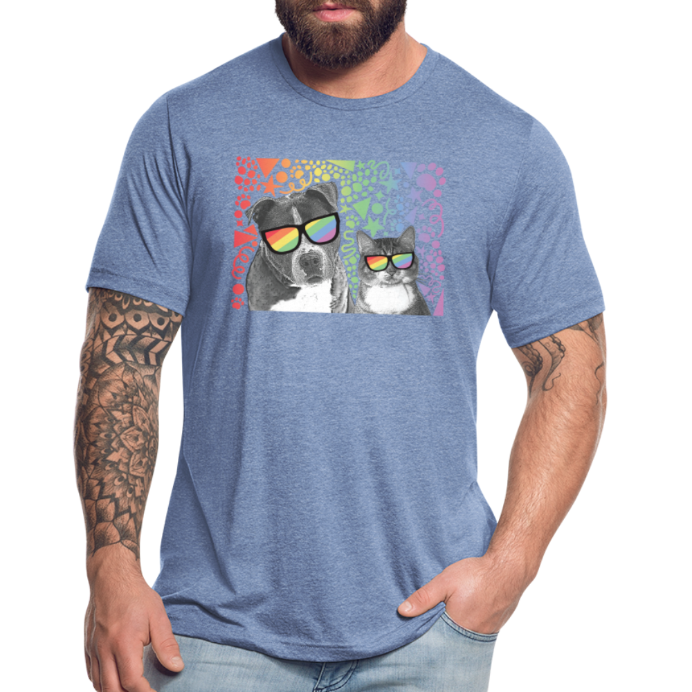 
                  
                    Pride Party Tri-Blend T-Shirt - heather blue
                  
                