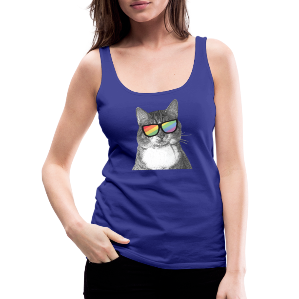 
                  
                    Pride Cat Contoured Premium Tank Top - royal blue
                  
                