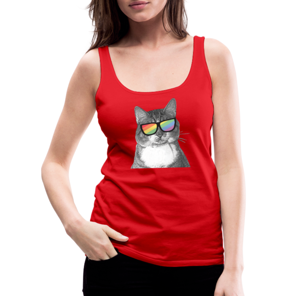 
                  
                    Pride Cat Contoured Premium Tank Top - red
                  
                