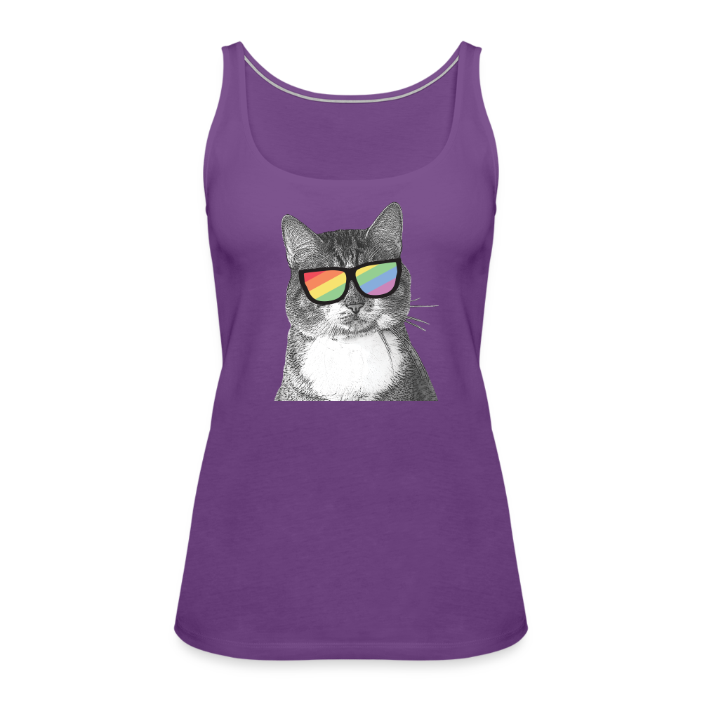 
                  
                    Pride Cat Contoured Premium Tank Top - purple
                  
                