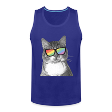 Load image into Gallery viewer, Pride Cat Classic Premium Tank - royal blue