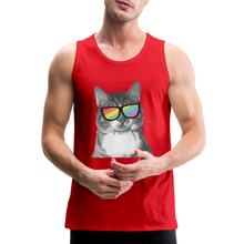 Load image into Gallery viewer, Pride Cat Classic Premium Tank - red