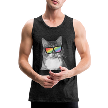 Load image into Gallery viewer, Pride Cat Classic Premium Tank - charcoal grey