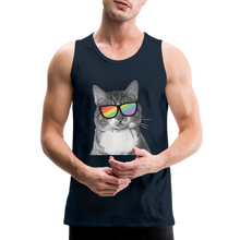 Load image into Gallery viewer, Pride Cat Classic Premium Tank - deep navy