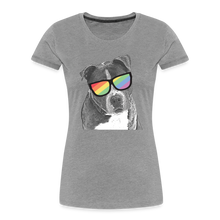 Load image into Gallery viewer, Pride Dog Contoured Premium T-Shirt - heather gray