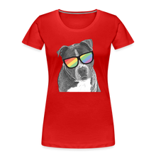 Load image into Gallery viewer, Pride Dog Contoured Premium T-Shirt - red